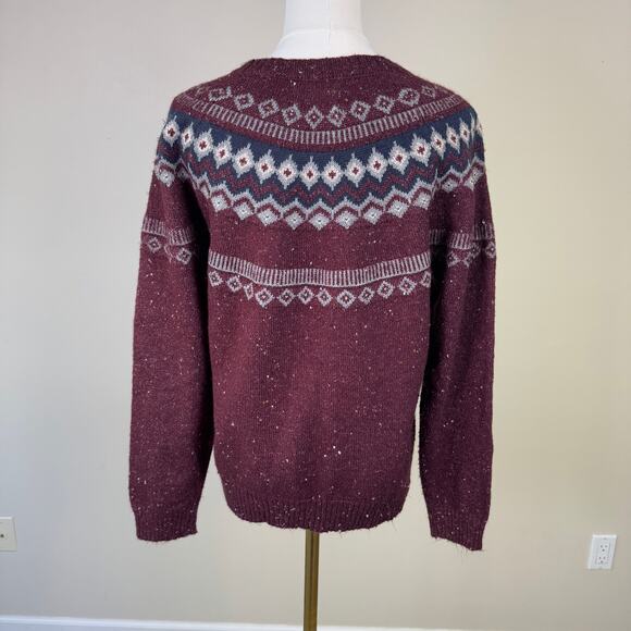 Weatherproof Vintage Fair Isle Crewneck Sweater US Women's M - Picture 4 of 8